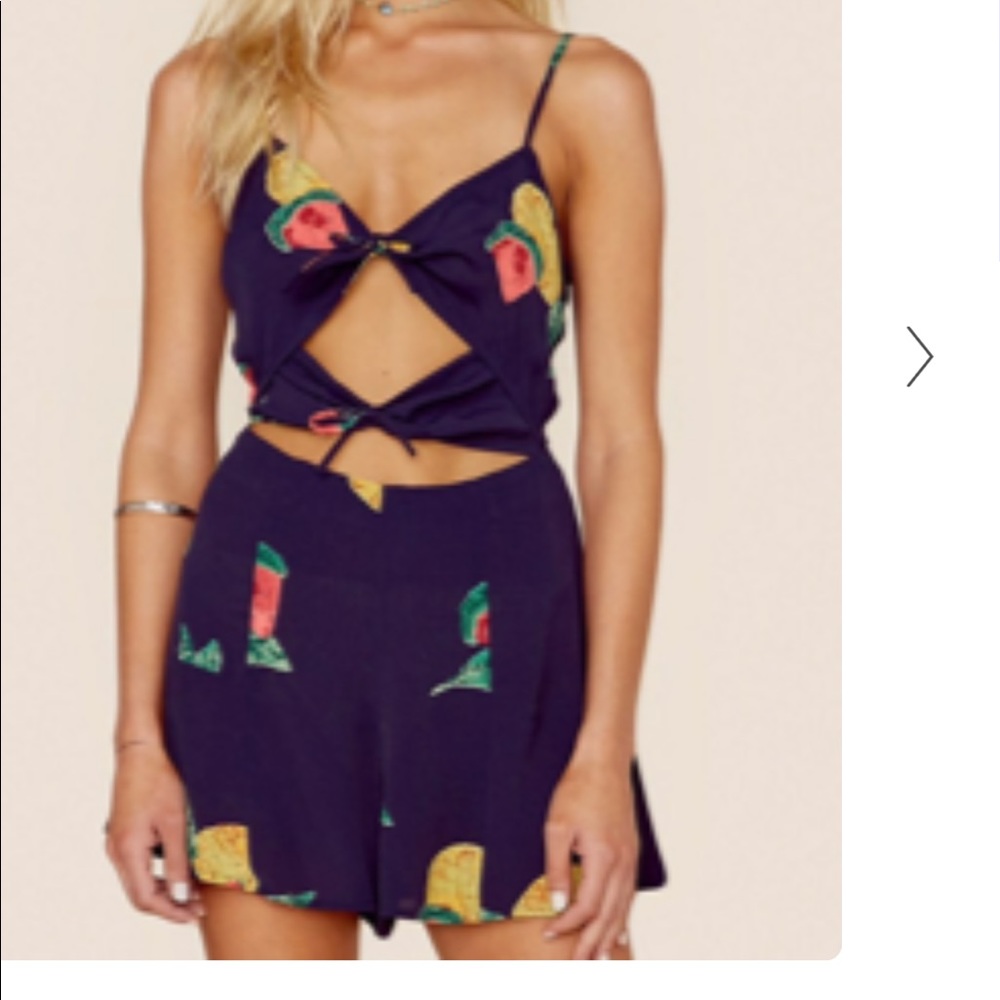 NWT Privacy Please cutout romper